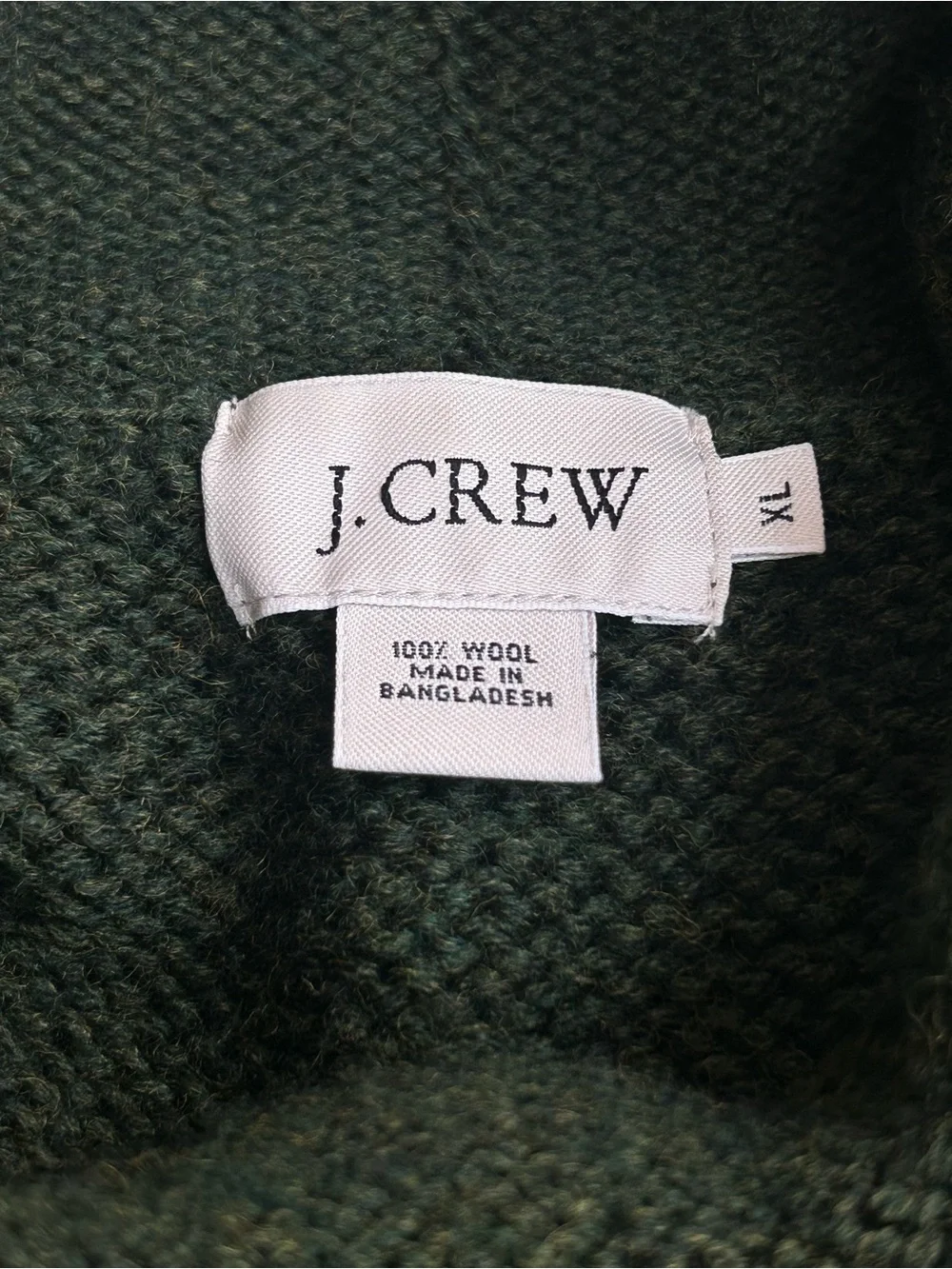 J.CREW 100% Wool Mockneck